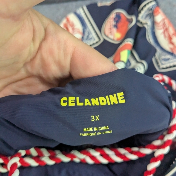 Anthropologie Celandine Lillie One Piece Cutout Swimsuit - Picture 4 of 5